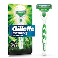 Aparelho De Barbear Gillette Mach3 Sensitive 1 Unidadae