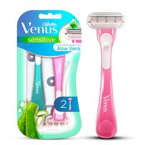 Aparelho de Depilar Gillette Venus Sensitive 2 unidades
