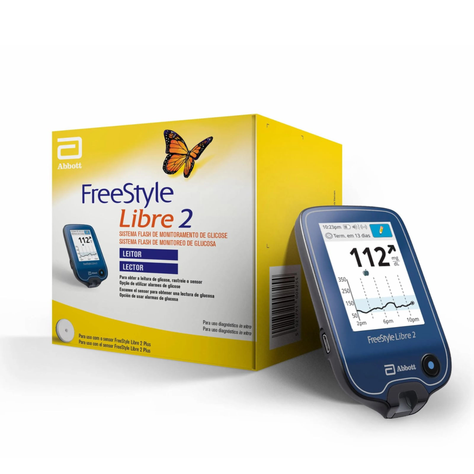 Monitor de Glicose Freestyle Libre 2 - 1 Unidade