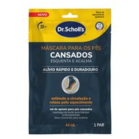 Máscara Para Os Pés Cansados Com Aquecimento Dr Scholl's Esquenta e Acalma 1 Par