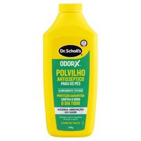 Polvilho Antisséptico para os Pés Dr Scholls Odor-X Ultra Absorção 198g