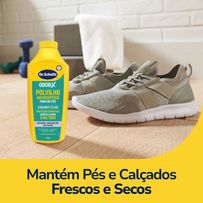 Polvilho Antisséptico para os Pés Dr Scholls Odor-X Ultra Absorção 198g