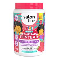 Creme para Pentear Salon Line Kids Cachinhos Sem Nós Morango 1Kg