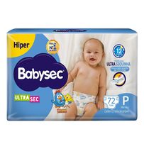 Fralda BabySec Galinha Pintadinha Ultra Sec P 72 Unidades