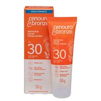 Protetor Solar Facial Diário Cenoura e Bronze FPS 30 50g