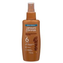 Bronzeador Fluído com Cor Cenoura e Bronze FPS 6 110ml