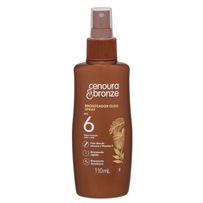 Óleo Bronzeador Spray Cenoura e Bronze FPS6 110ml