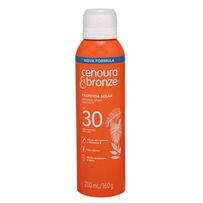 Protetor Solar Aerossol Cenoura e Bronze FPS 30 200ml