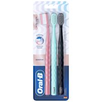 Escova Dental Oral-B Iconic Ultra Macia 3 Unidades