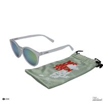 Óculos de Sol Jink Loop Ice Translúcido Branco com Lentes Amarelas Espelhadas