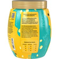 Creme 3 em 1 Salon Line Cachos dos Sonhos Banana e Óleo de Rícino 1kg