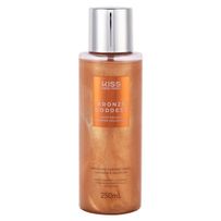 Desodorante Colônia com Micropartículas de Brilho Kiss New York Bronze Goddess 250ml