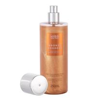 Desodorante Colônia com Micropartículas de Brilho Kiss New York Bronze Goddess 250ml