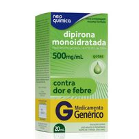 Dipirona Monoidratada 500mg/ml Gotas Neo Química 20ml