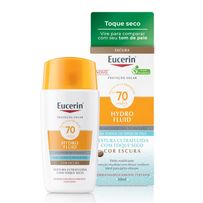 Protetor Solar Facial Eucerin Hydro Fluid Cor Escura FPS70 50ml