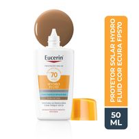 Protetor Solar Facial Eucerin Hydro Fluid Cor Escura FPS70 50ml