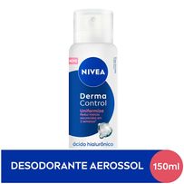 Desodorante Antitranspirante Aerossol Nivea Derma Control Uniformiza 72h 150ml