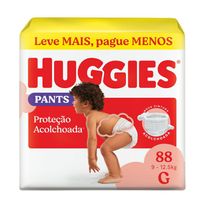 Fralda Roupinha Huggies Supreme Care G 88 Unidades