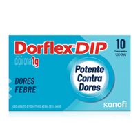 Dorflex Dip Dipirona 1g Analgésico e Antitérmico 10 Comprimidos