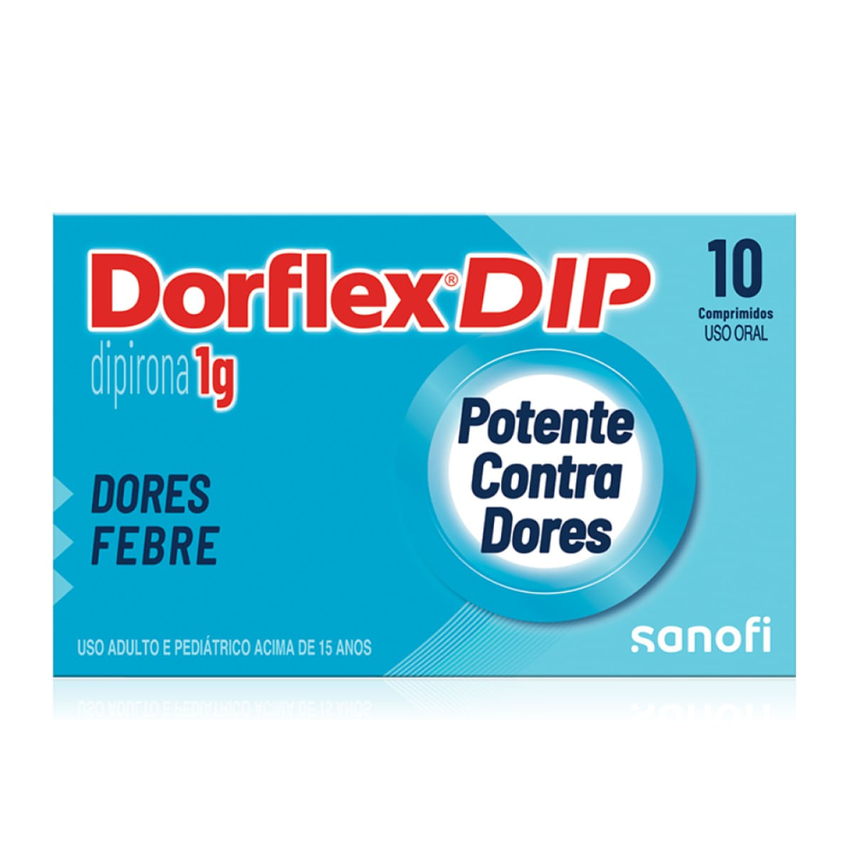 Dorflex Dip Dipirona 1g Analgésico e Antitérmico 10 Comprimidos