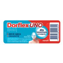 Analgésico Dorflex Uno Dipirona 1g Enxaqueca 4 Comprimidos