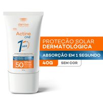 Protetor Solar Facial Darrow Actine ONE 1seg FPS50 Sem Cor 40g