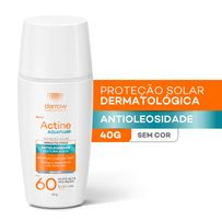 Protetor Solar Darrow Actine Aquafluid FPS60 Sem Cor 40g