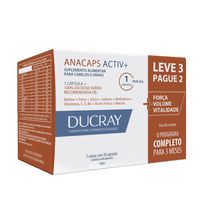Suplemento Alimentar Ducray Anacaps Activ+ 90 Cápsulas