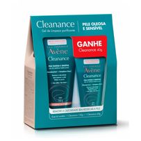 Kit Avène Gel De Limpeza Purificante Cleanance 150g + Gel De Limpeza Purificante Cleanance 40g