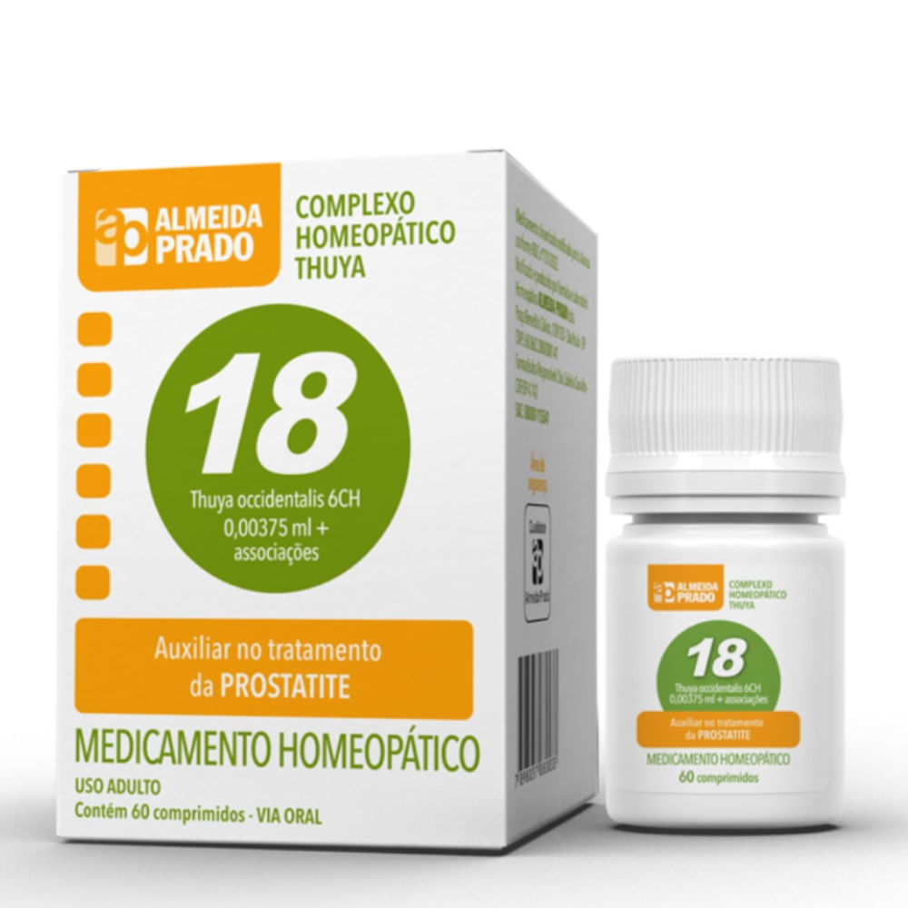 Complexo 18 Homeopático Almeida Prado 60 Comprimidos