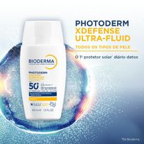Protetor Solar Bioderma Photoderm XDefense Ultra-fluid Invisible FPS 50+ 40ml