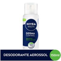 Desodorante Antitranspirante Aerossol Nivea Men Derma Control Sensitive 150ml