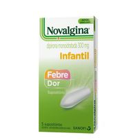 Analgésico e Antitérmico Novalgina 300mg 5 Supositórios