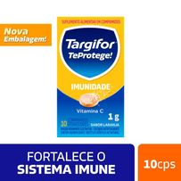 Suplemento Alimentar Targifor Te Protege! 1g 10 Comprimidos Efervescentes