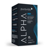 Suplemento Alimentar Puravida Alpha Men 60 Cápsulas