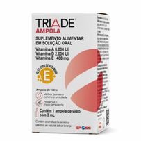 Suplemento Alimentar Triade Ampola Solução Oral 3ml