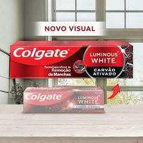Creme Dental Colgate Lumious White Carvão Ativado 70g