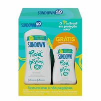 Protetor Solar Sundown Praia E Piscina Fps50 200ml + Protetor Solar Sundown Praia E Piscina Fps50 100ml
