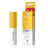 Protetor Solar Labial Dermage Photoage Aroma de Melancia FPS35 3g