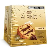 Panettone Nestlé Alpino Chocolate ao Leite com Recheio Cremoso 450g