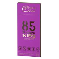 Chocolate Espírito Cacau 85% de Cacau com Nibs 80g
