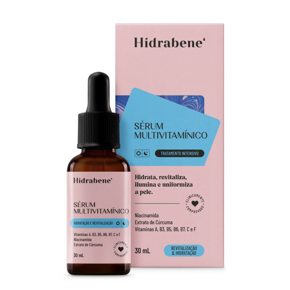 Sérum Multivitamínico Facial Hidrabene 30ml