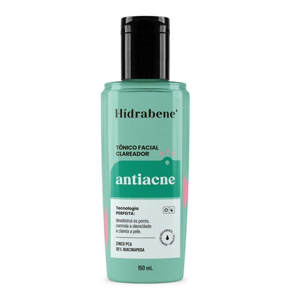 Tônico Facial Clareador Hidrabene Antiacne 150ml