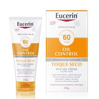 Protetor Solar Eucerin Sun Gel-Creme Oil Control Toque Seco FPS-60 200g