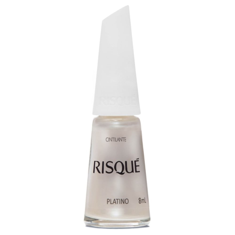 Esmalte Cintilante Risqué Platino 8ml