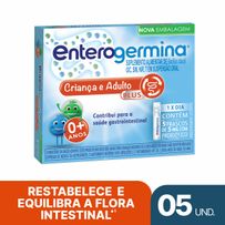 Probiótico Enterogermina Plus 5 Frascos De 5ml Cada
