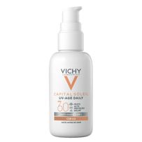 Protetor Solar Facial Vichy Capital Soleil UV-Age Daily Anti-Idade 3 em 1 FPS60 Cor 4.0 40g