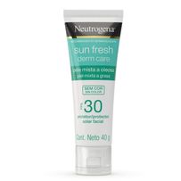 Protetor Solar Neutrogena Sun Fresh Oily Skin Sem Cor FPS 30 40g