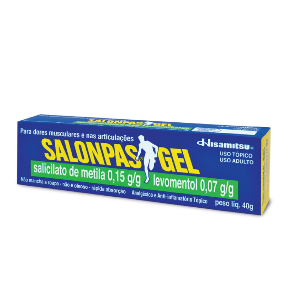 Analgésico e Anti-inflamatório Salonpas Gel Hisamitsu 40g