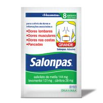 Analgésico e Anti-inflamatório Salonpas Grande 8 Adesivos